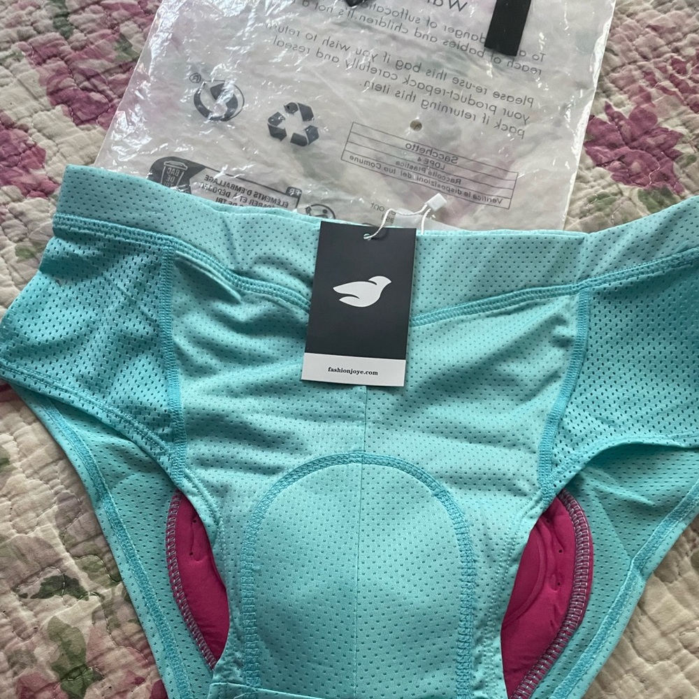 Padded bicycle underwear